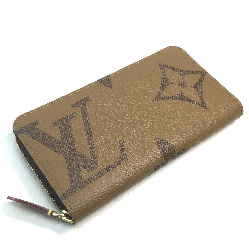 Louis Vuitton Long Purse M67687 reverse Giant Monogram Canvas Brown Wallet Case