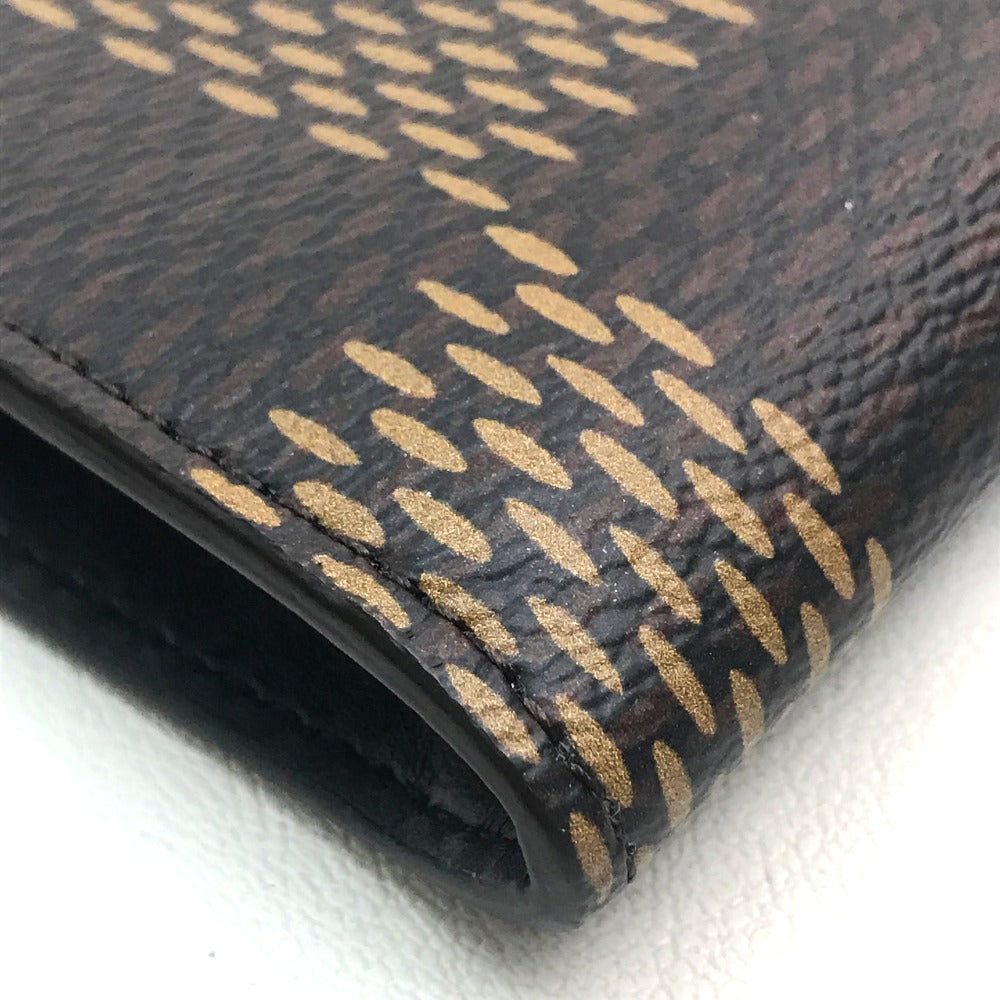 Louis Vuitton N60390 Damier Giant Pochette Canvas Brown Clutch Bag