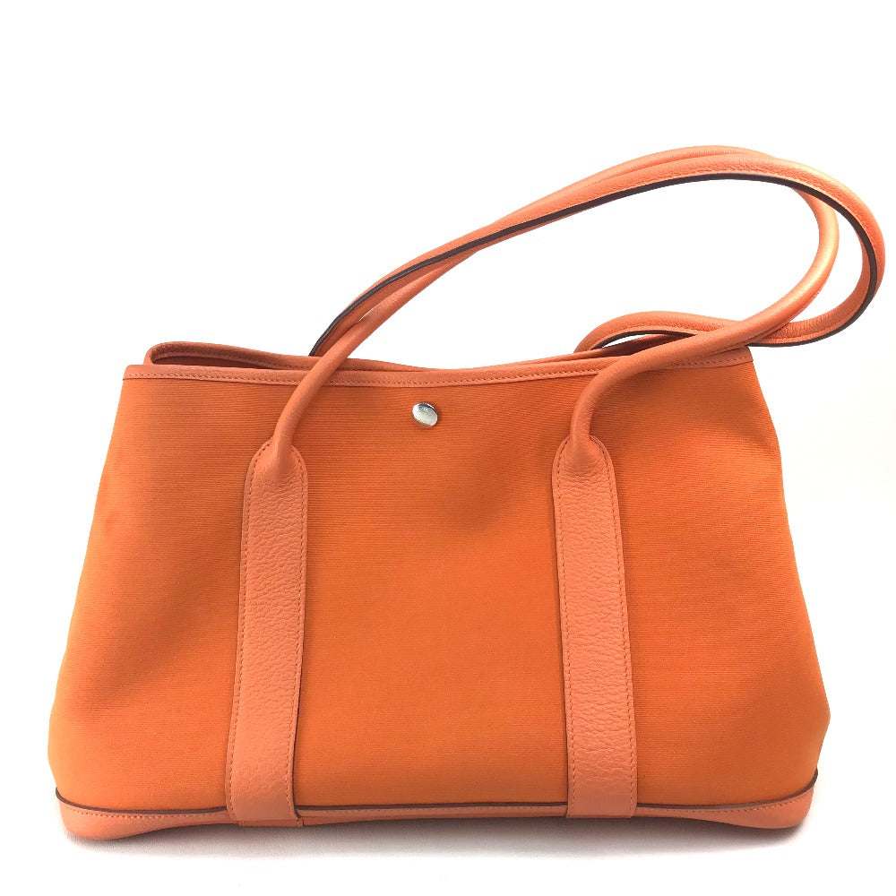 Tote Bag Towar Office Orange Garden Party Leather
