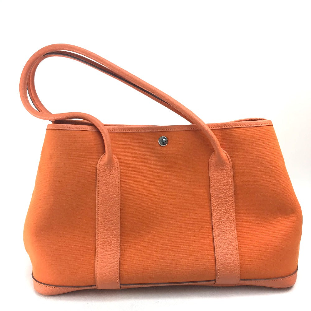 Tote Bag Towar Office Orange Garden Party Leather