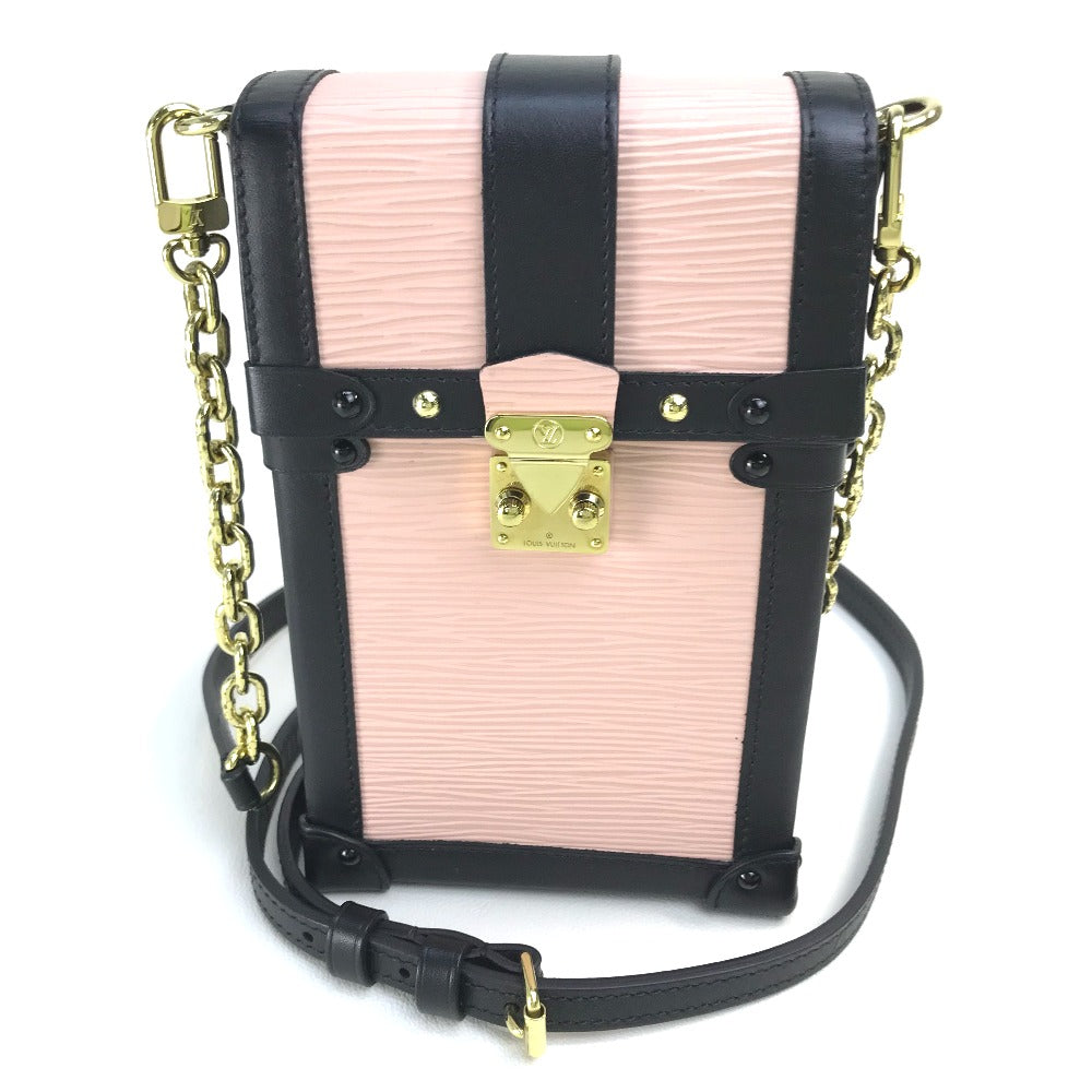 Louis Vuitton M67872 Epi Vertical Pochette Leather Pink Shoulder Bag