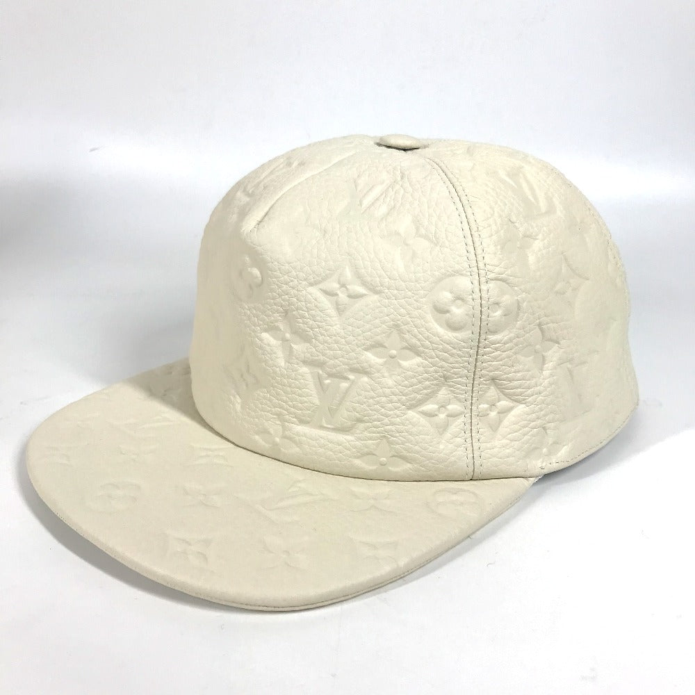 Louis Vuitton Ann Platt Ann Platt Casquette Monogram Leather White Hat
