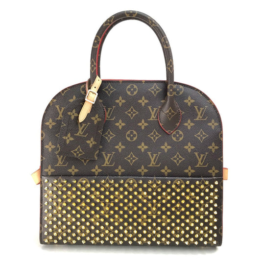 Louis Vuitton M41234 PVC Studs iconoclast christian Monogram Canvas Brown Handbag
