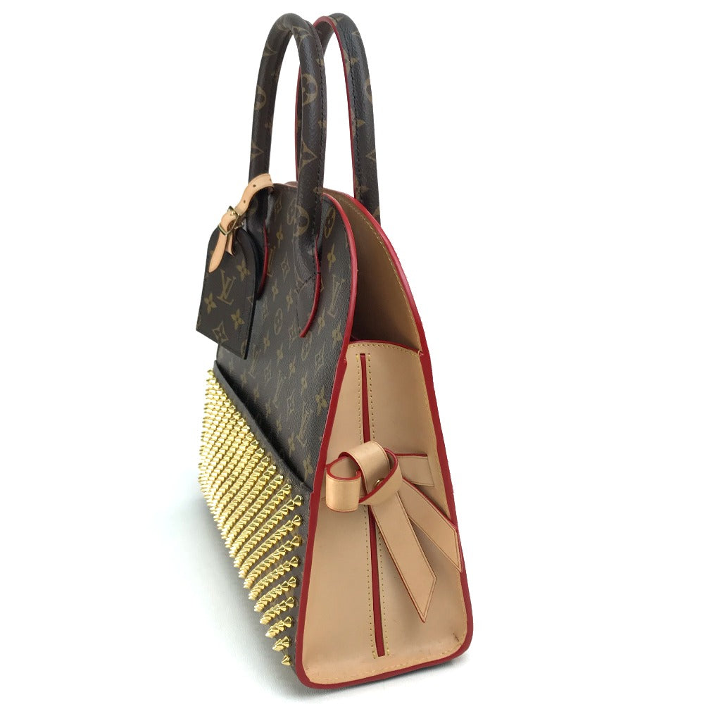 Louis Vuitton M41234 PVC Studs iconoclast christian Monogram Canvas Brown Handbag