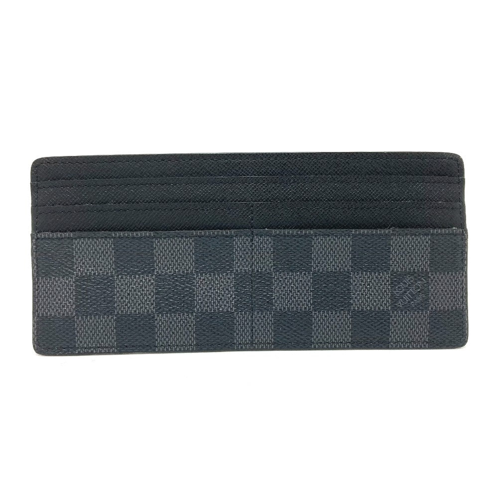 Louis Vuitton Damier Grafitto Damier Grafitte Canvas Black Wallet Case