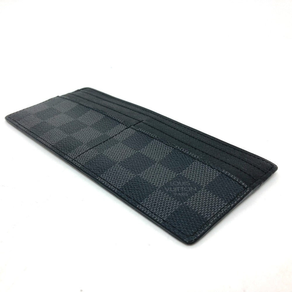 Louis Vuitton Damier Grafitto Damier Grafitte Canvas Black Wallet Case