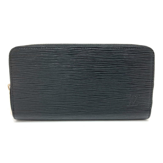 Louis Vuitton Long Purse M64838 Epi Leather Black Wallet Case