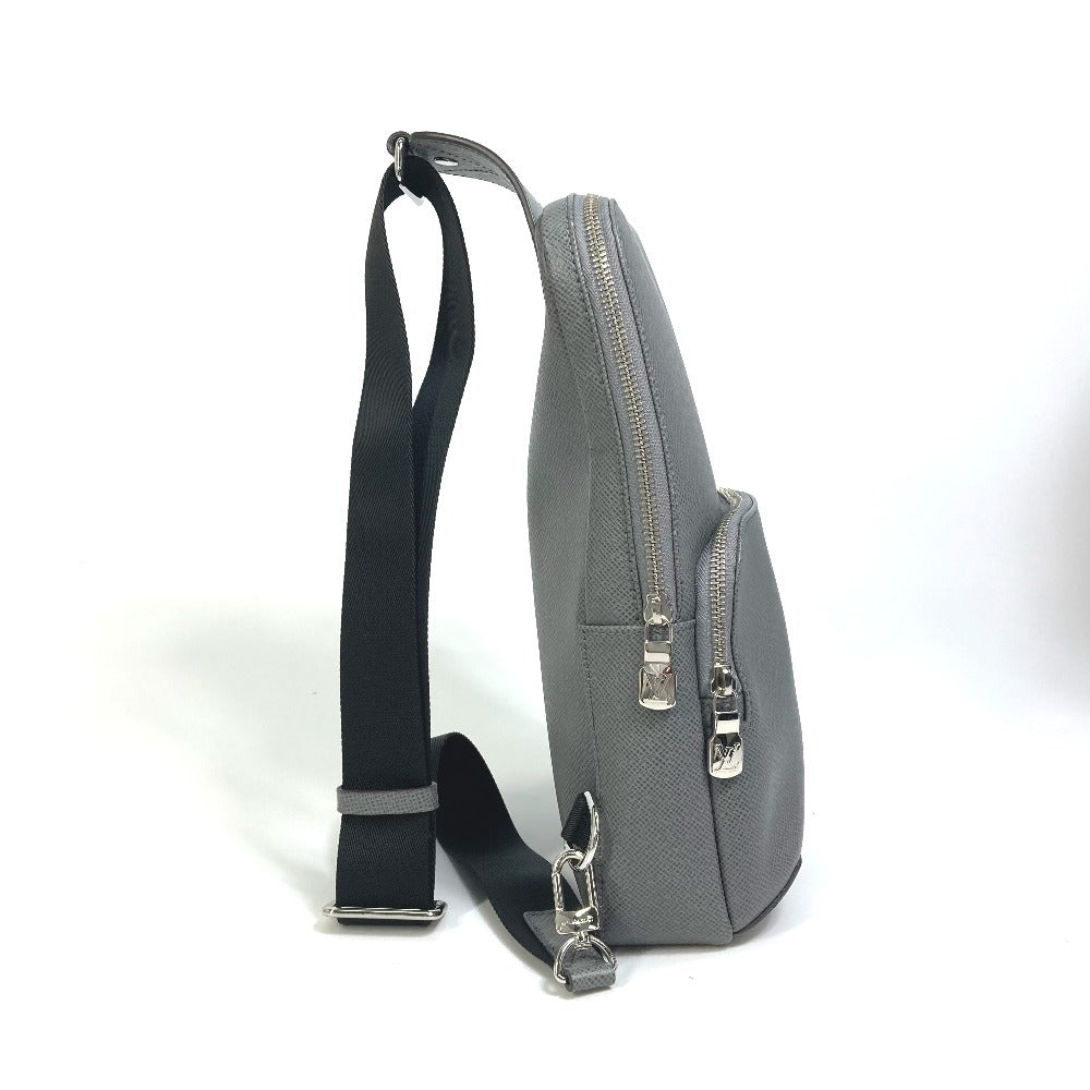 Louis Vuitton M30801 Taiga avenue backpack Leather Gray Shoulder Bag