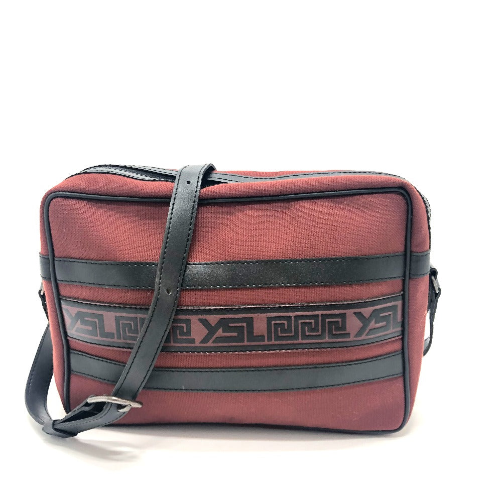 YSL Saint Laurent Yves Shoulder Bag Shoulder Bag Unisex Unisex Leather Canvas Red