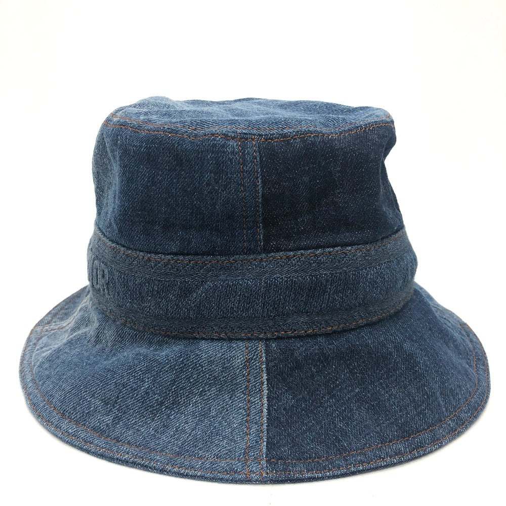 Dior Hat Patchwork Bucket Hat Women Handbag Denim Blue Bucket Bag