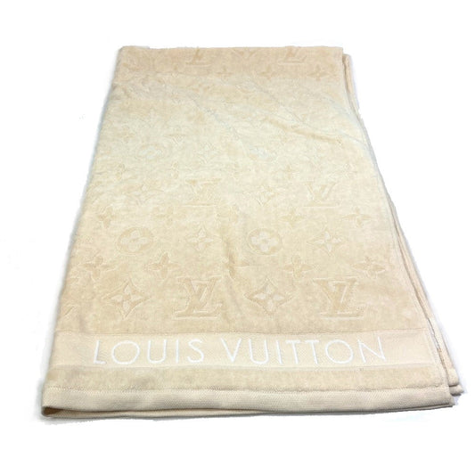 Louis Vuitton towel M77516 Dora Du Bain Monogram Cotton Beige Handbag