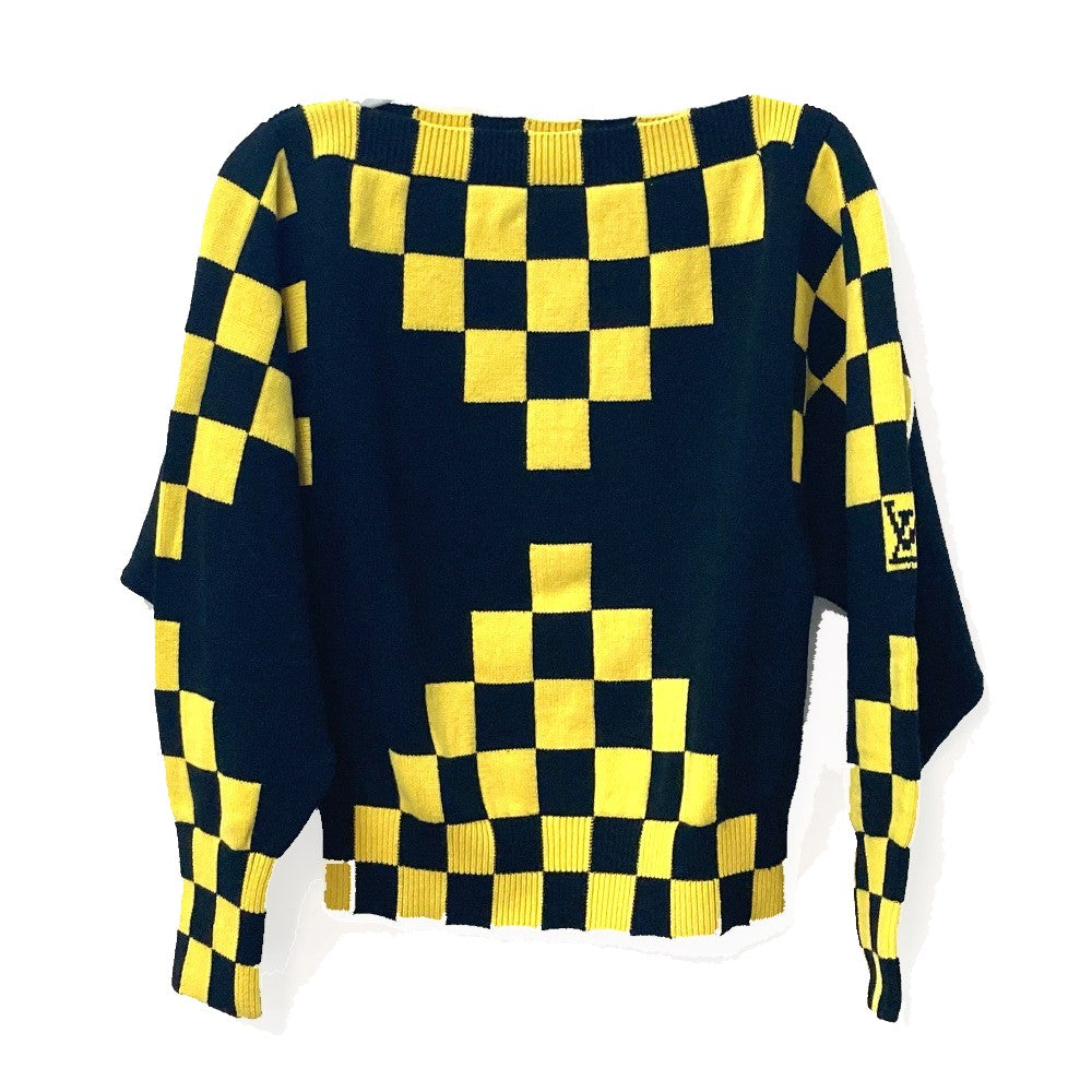 Louis Vuitton sweater Cashmere By color checkerboard Wool Apparel