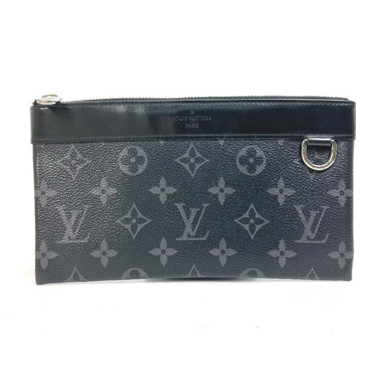 Louis Vuitton Pouch M44323 Eclipse Pochette Monogram Canvas Black Clutch Bag