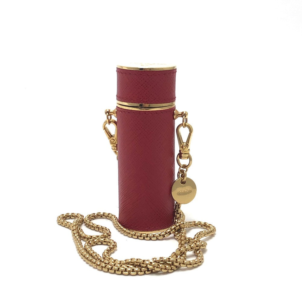 Accessory Case Saffiano Lip Case Women Handbag Leather Red Travel Bag