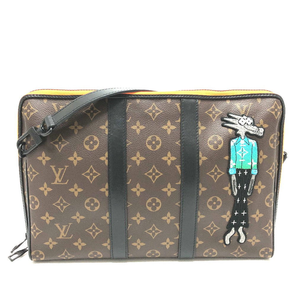 Louis Vuitton M80130 Friends Keepall pouch Monogram Canvas Brown Handbag