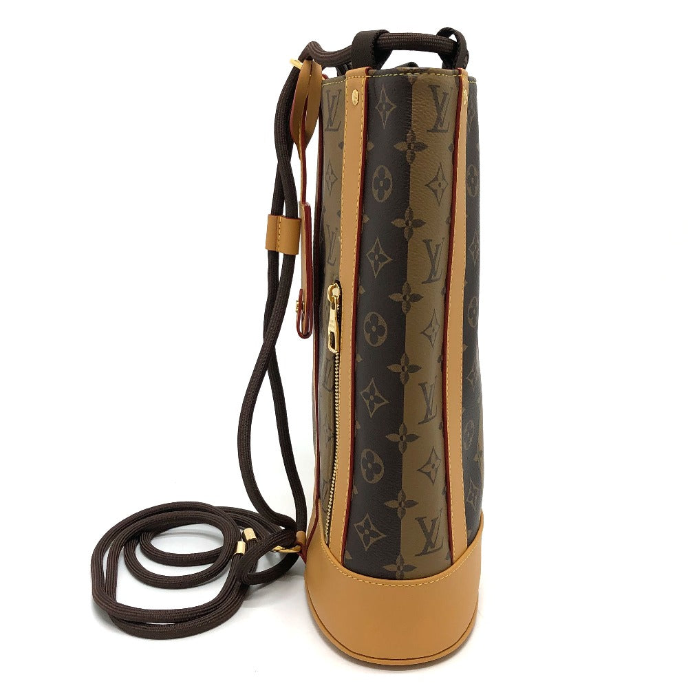 Louis Vuitton M45968 Randonnee Messenger Stripe Monogram Canvas Brown Crossbody Bag