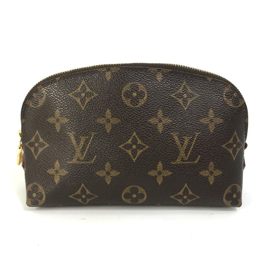 Louis Vuitton Pouch M47515 Pochette Cosmetic Monogram Canvas Brown Clutch Bag