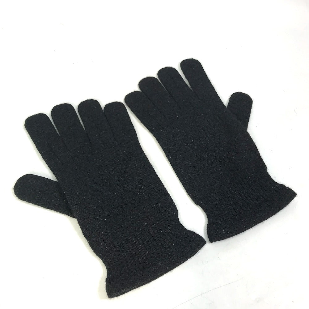 Louis Vuitton gloves Cashmere Silk Black Logo Handbag