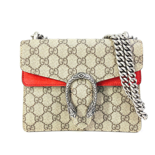 Gucci GG Supreme GG Dionysus Canvas Beige Shoulder Bag