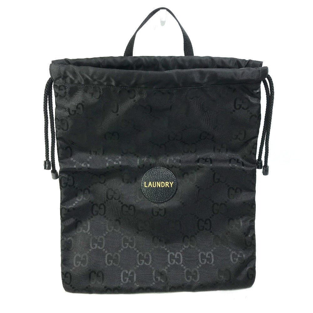 Gucci GG laundry Nylon Black Travel Bag