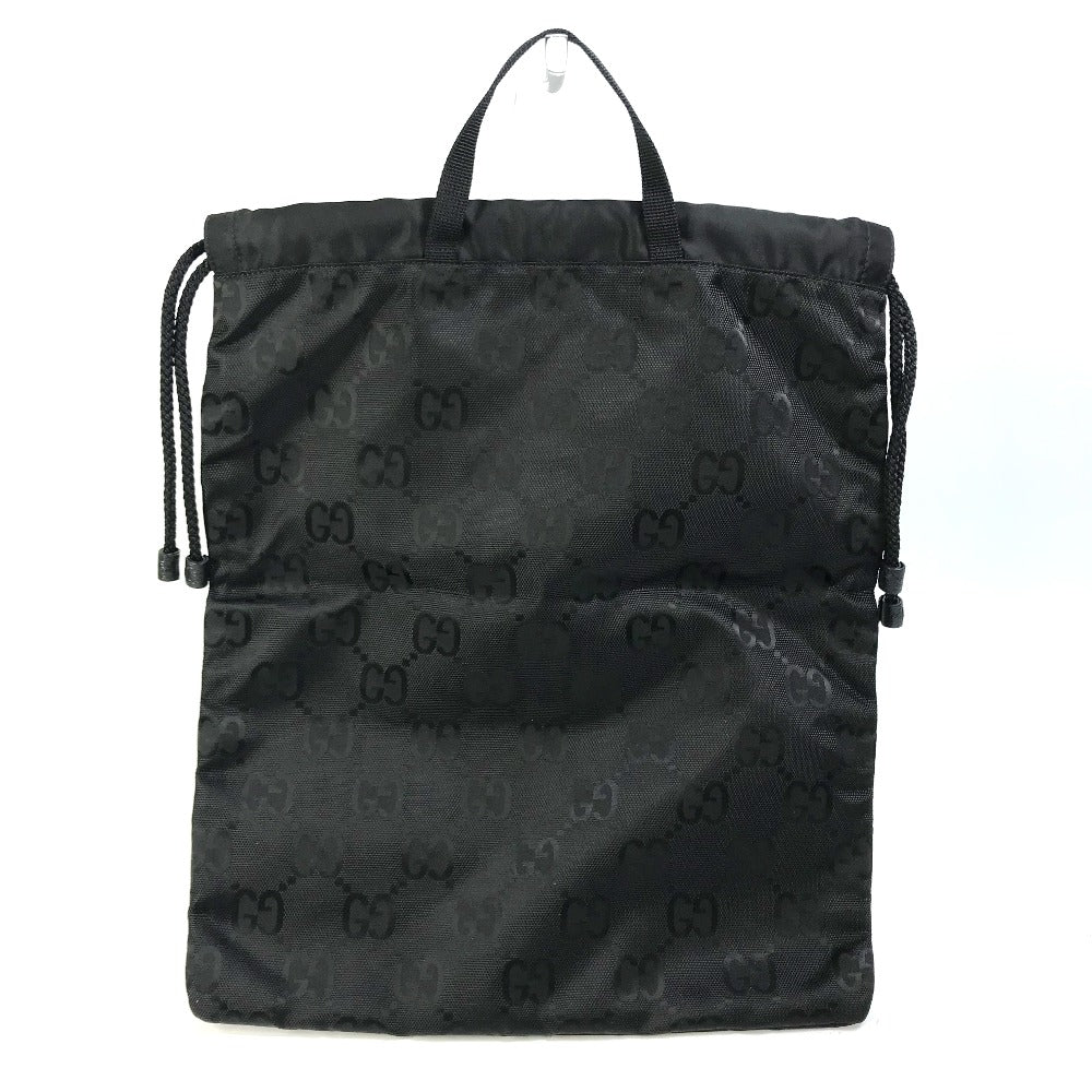 Gucci GG laundry Nylon Black Travel Bag