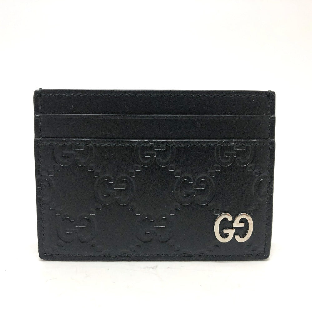 Gucci Sima Leather Black Wallet Case