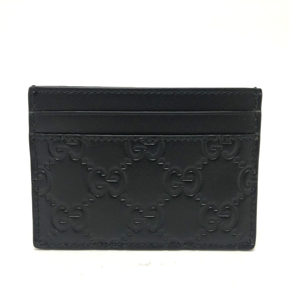 Gucci Sima Leather Black Wallet Case