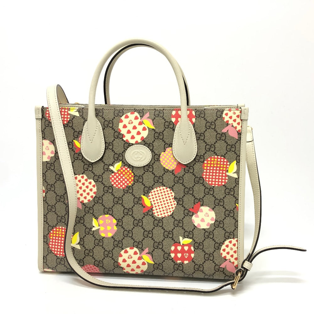 Gucci GG Supreme GG Repom Canvas Beige Handbag