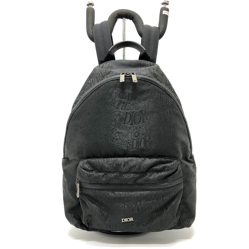 Dior Backpack Xstussy Collaboration Unisex(Unisex) Handbag Leather Nylon