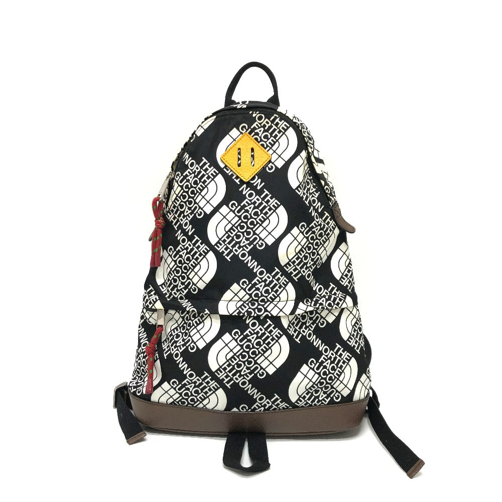 Gucci Backpack x GUCCIxTHE NORTH FACE Leather Nylon Black White