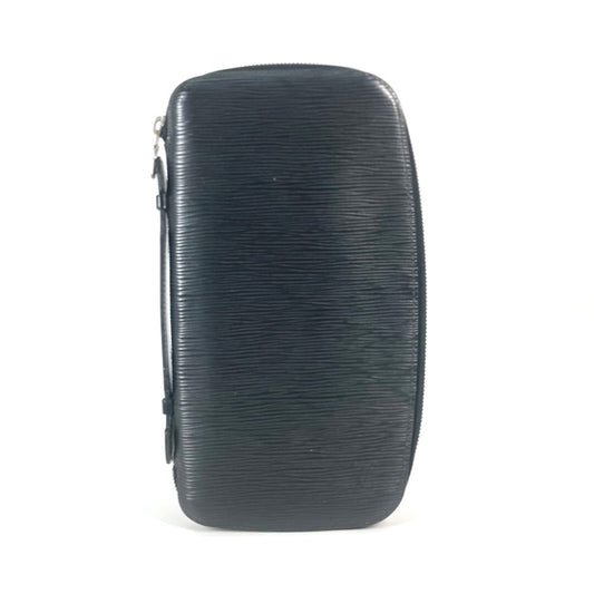 Louis Vuitton Long Purse M63042 Epi Leather Black Wallet Case