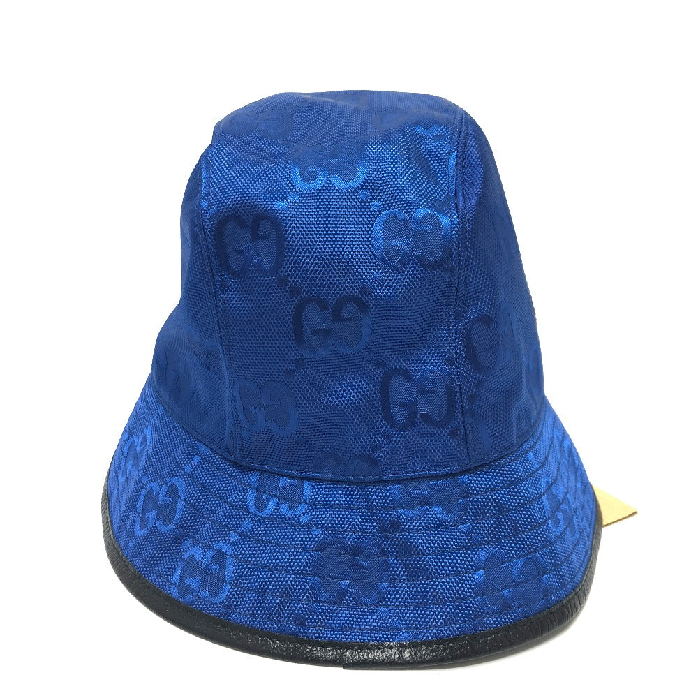 Gucci Off Grid L Nylon Blue Hat