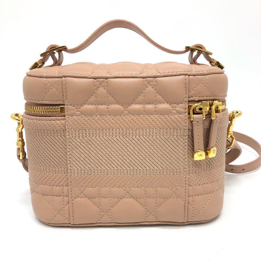 Dior Handbag Lambskin, Travel Vanity Vanity Bag Women Canvas Pink Travel Bag