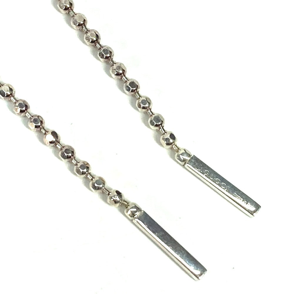 Gucci E 11 Silver Chain Logo Jewelry