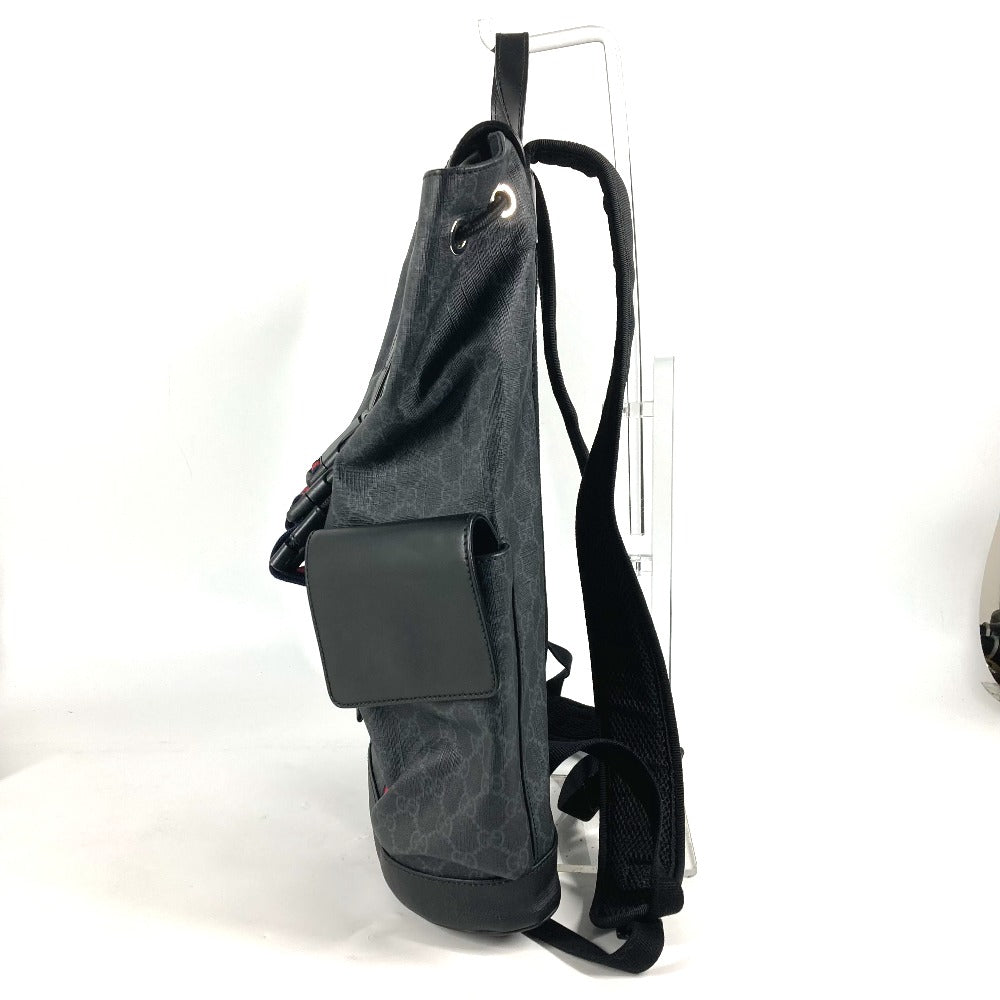 Gucci Backpack GG Supreme GG Supreme Canvas Black