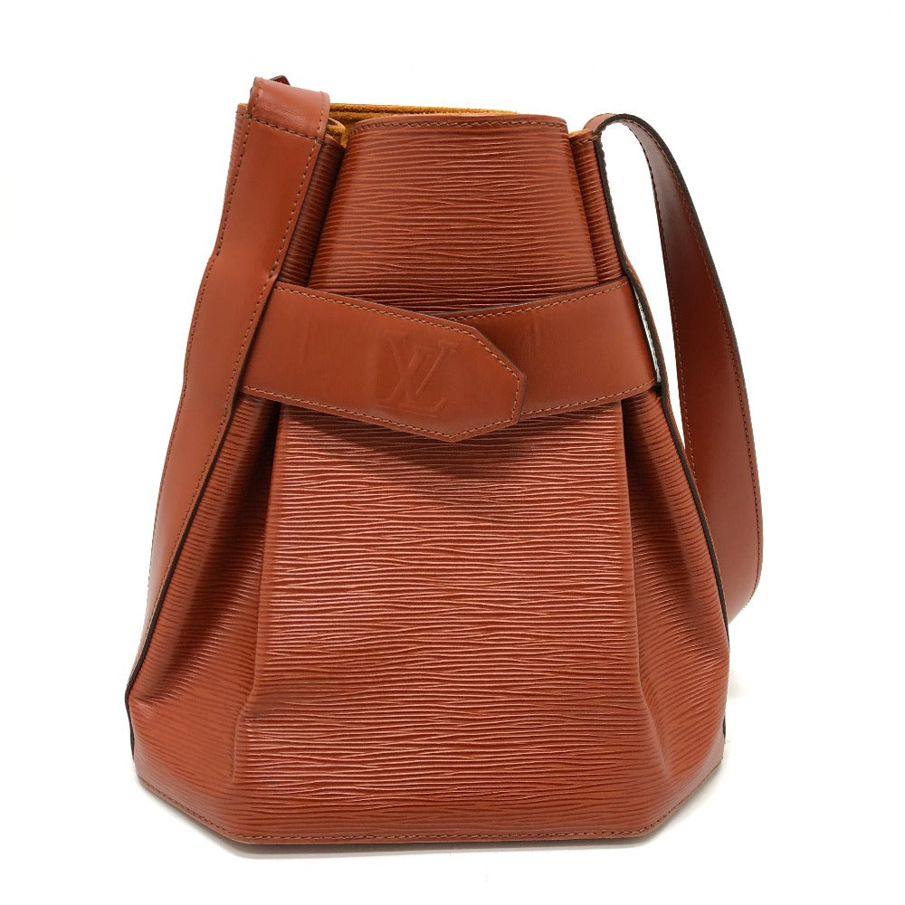 Louis Vuitton M80193 Epi Sac DePaul Leather Brown Shoulder Bag