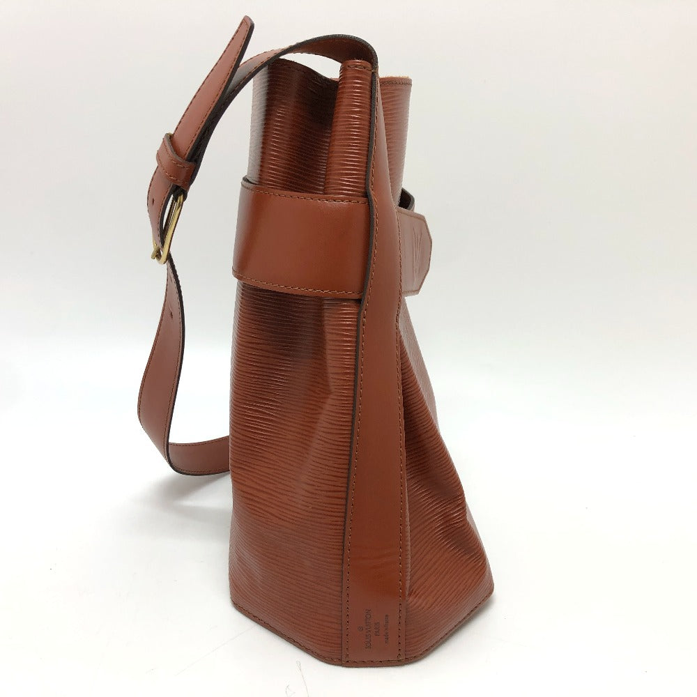 Louis Vuitton M80193 Epi Sac DePaul Leather Brown Shoulder Bag