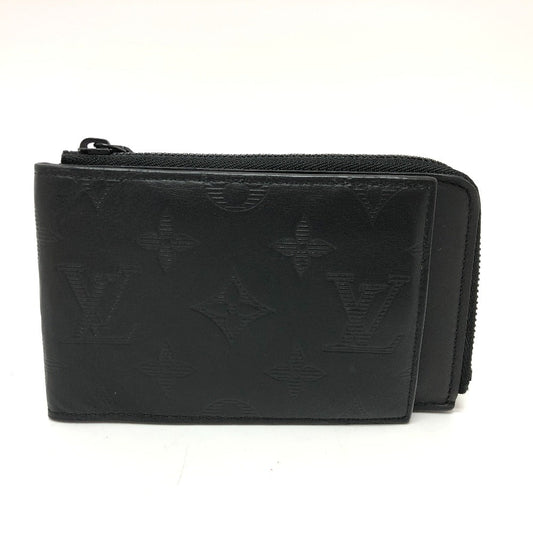 Louis Vuitton Coin M81526 shadow Hybrid Monogram Leather Black Handbag
