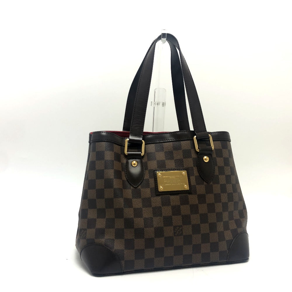 Louis Vuitton N51205 Damier Hamstead PM Canvas Brown Tote Bag