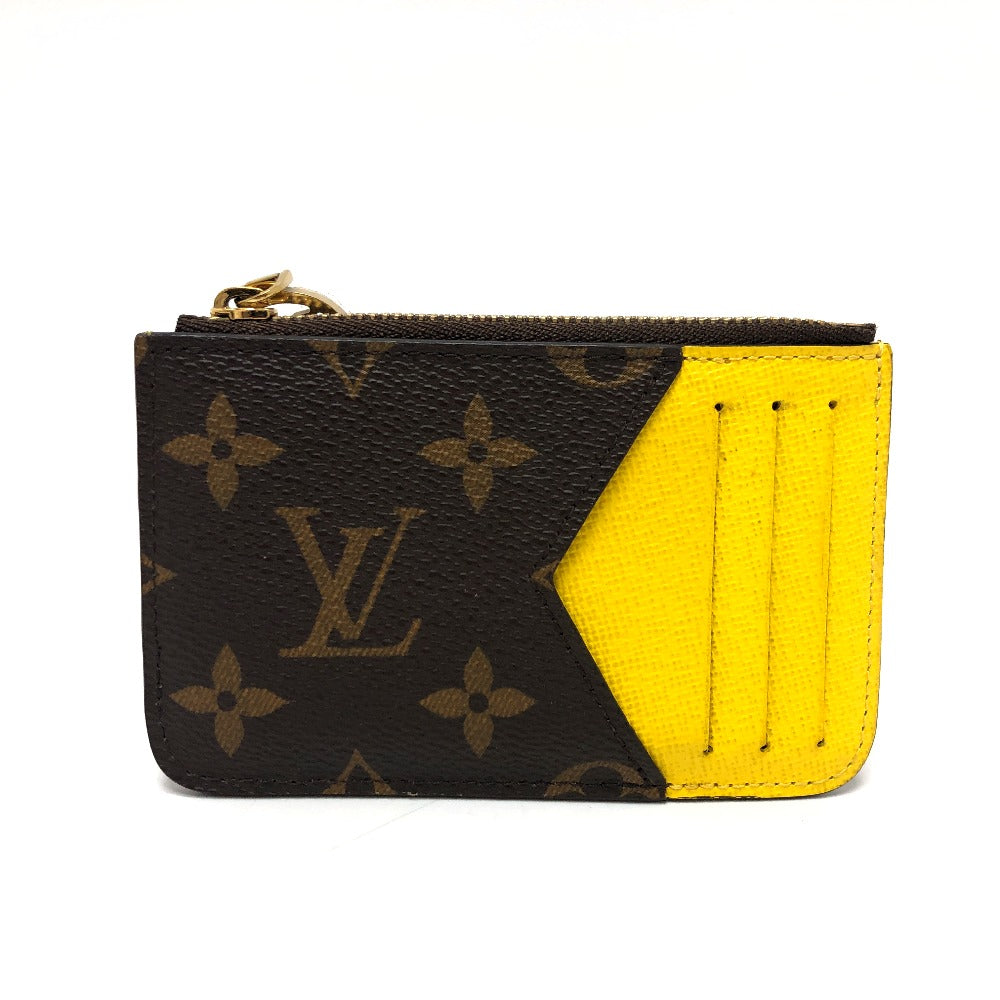 Louis Vuitton Coin M81882 x yellow Porto Monogram Canvas Brown Handbag