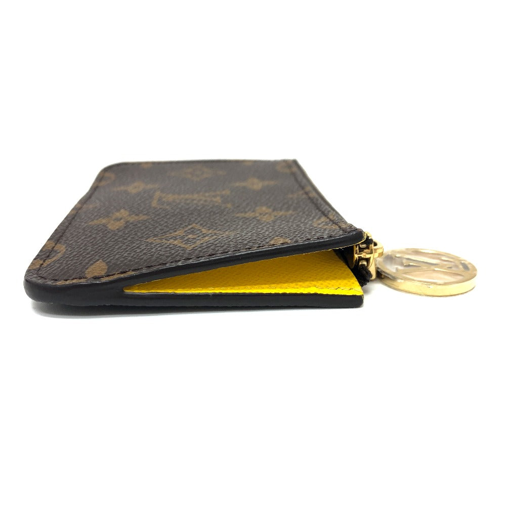 Louis Vuitton Coin M81882 x yellow Porto Monogram Canvas Brown Handbag