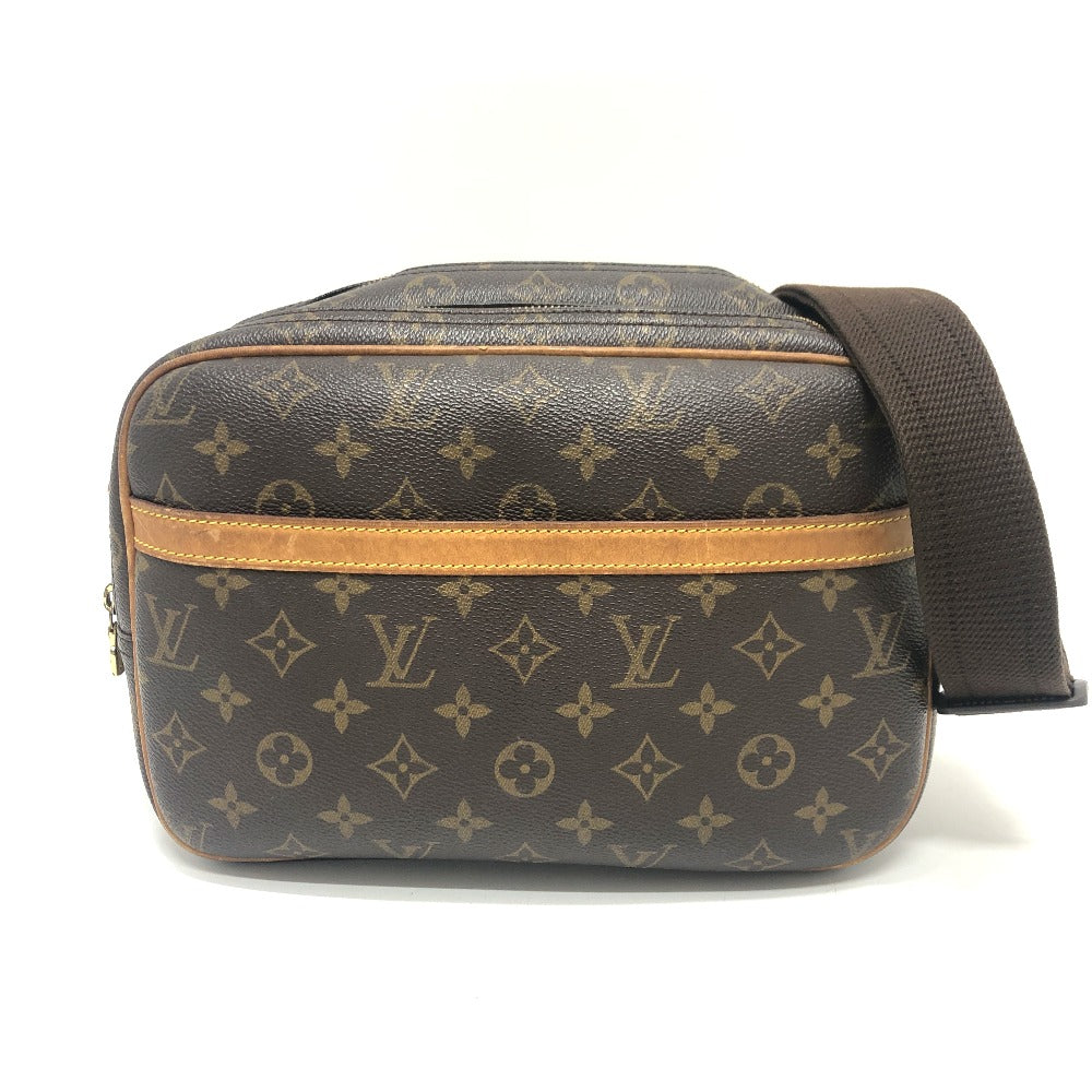 Louis Vuitton M45254 Reporter PM Monogram Canvas Brown Shoulder Bag