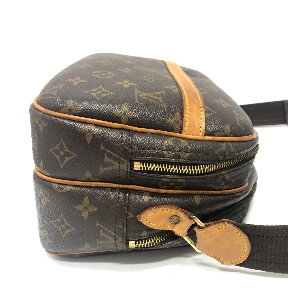 Louis Vuitton M45254 Reporter PM Monogram Canvas Brown Shoulder Bag