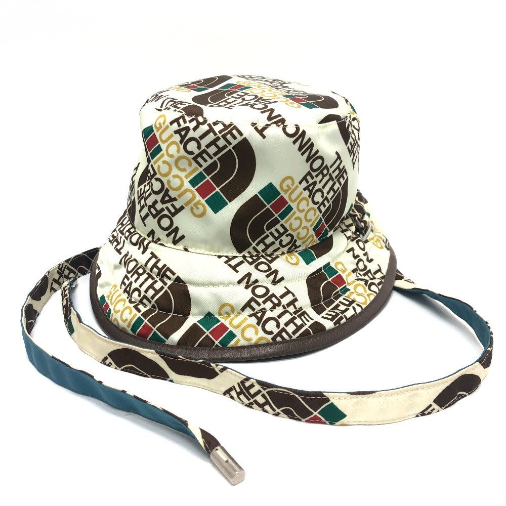 Gucci x Reversible NORTH FACE North Nylon White Blue Logo Hat