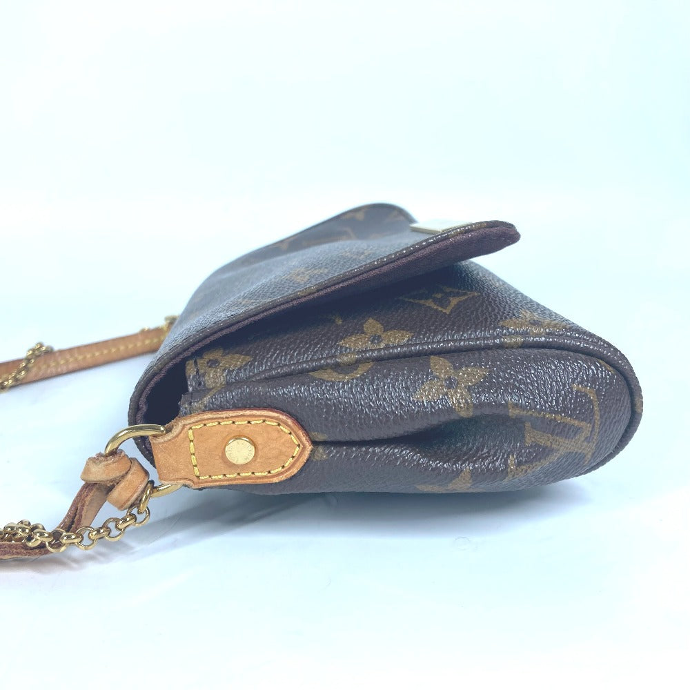 Louis Vuitton M40717 Favorit PM Monogram Canvas Brown Shoulder Bag