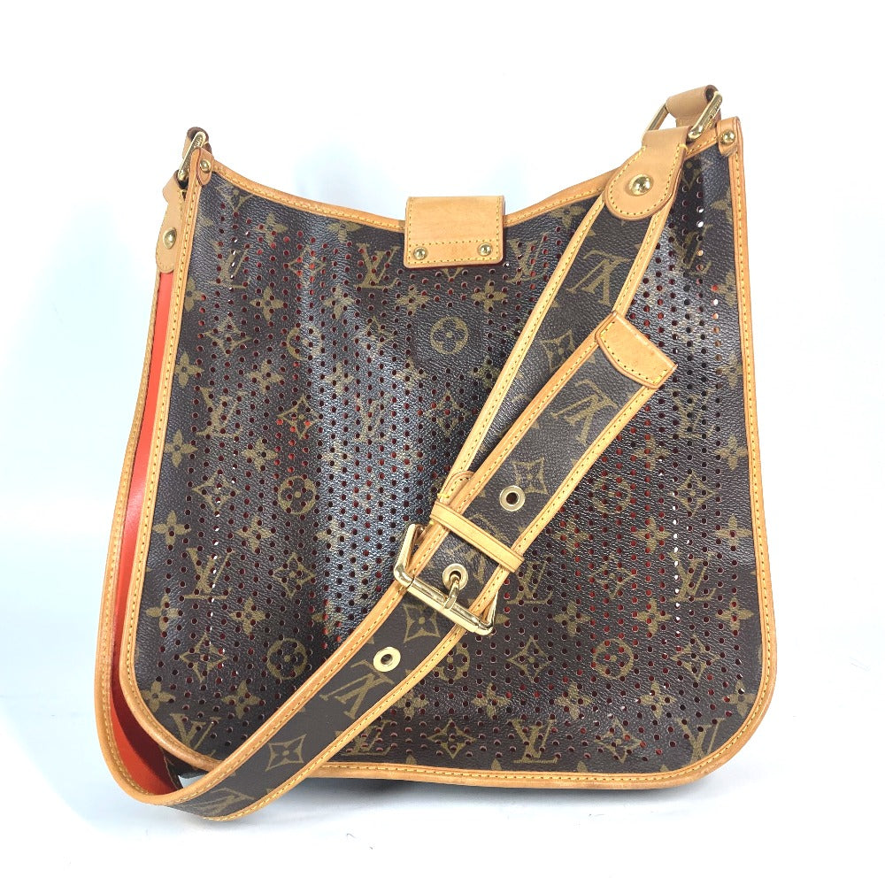 Louis Vuitton M95174 x Perfo Punching M Monogram Canvas Brown Orange Shoulder Bag
