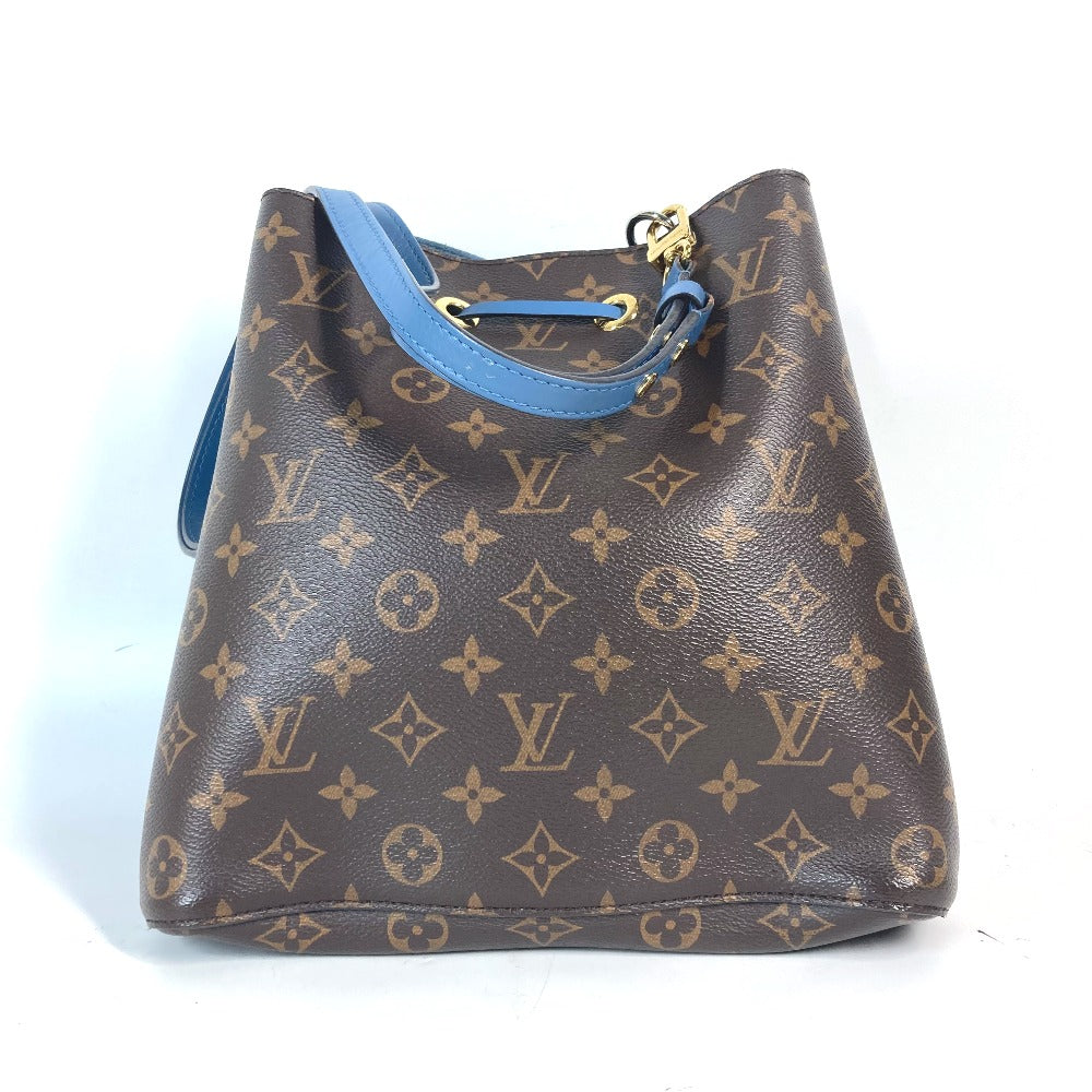 Louis Vuitton M43569 x Neonoe Monogram Canvas Brown Blue Shoulder Bag
