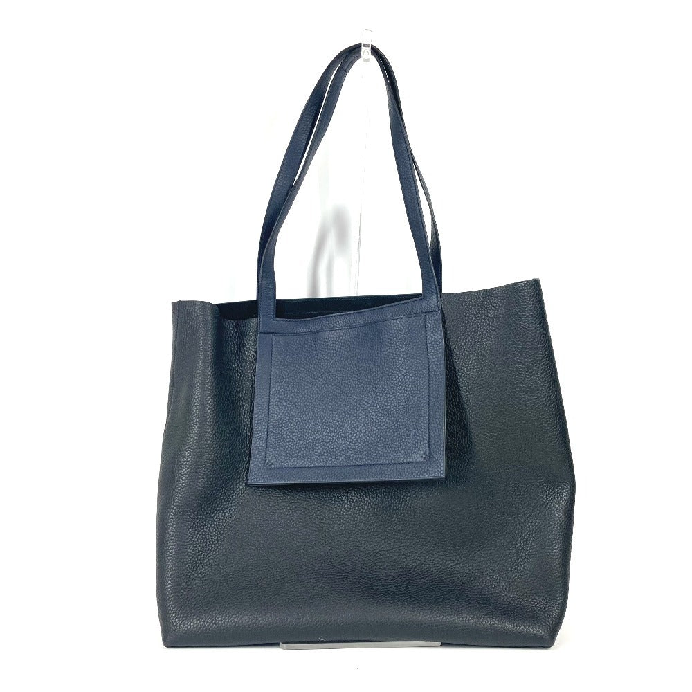 Hermes Shoulder Bag Taurillon Clemence By Color Cabasserie Unisex Black