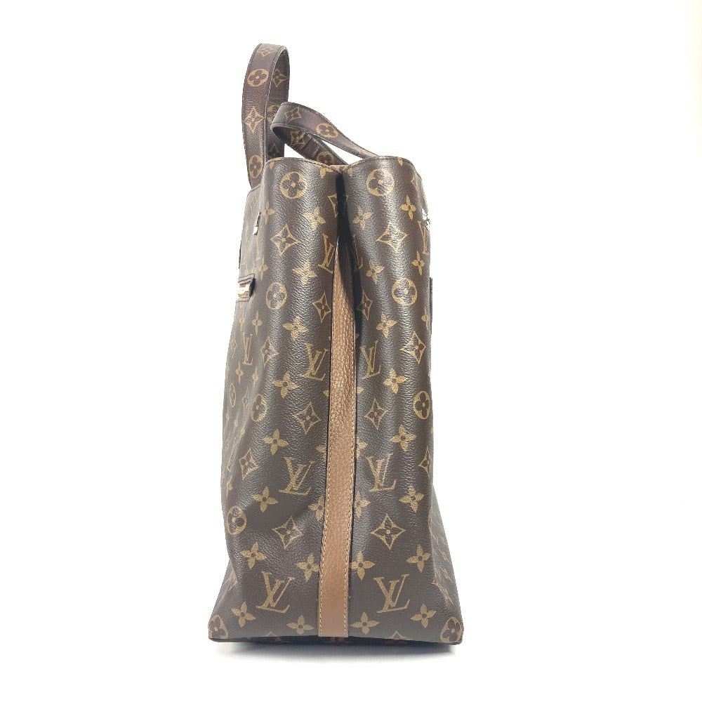 Louis Vuitton M50145 Taurillon Clemence Cuir EW Monogram Leather Canvas Brown Shoulder Bag