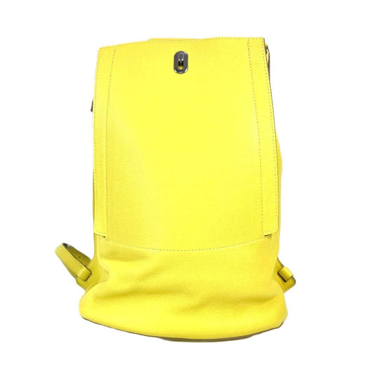 Backpack Yellow Sac A Dos Gr Unisex(Unisex) Leather